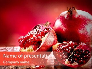 Vegetarian Organic Summer PowerPoint Template