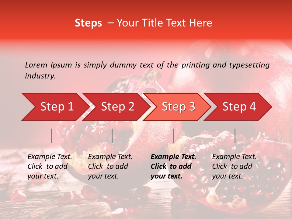 Vegetarian Organic Summer PowerPoint Template