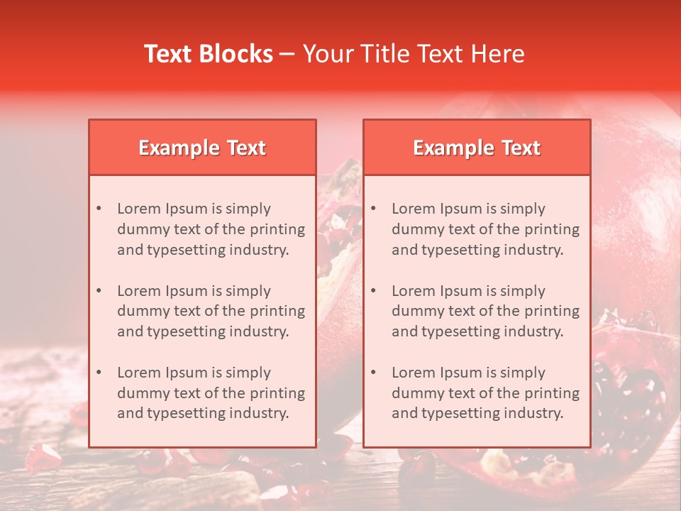 Vegetarian Organic Summer PowerPoint Template