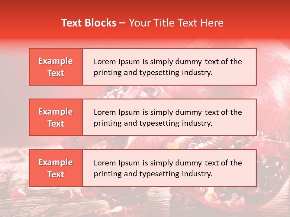 Vegetarian Organic Summer PowerPoint Template