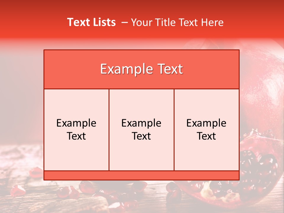 Vegetarian Organic Summer PowerPoint Template