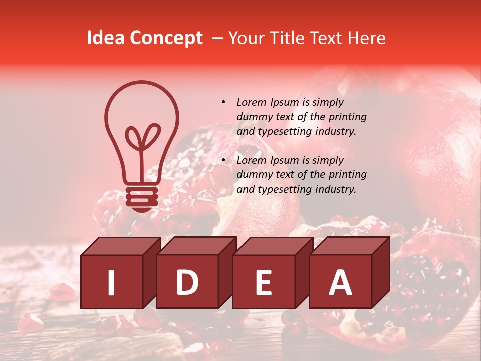 Vegetarian Organic Summer PowerPoint Template