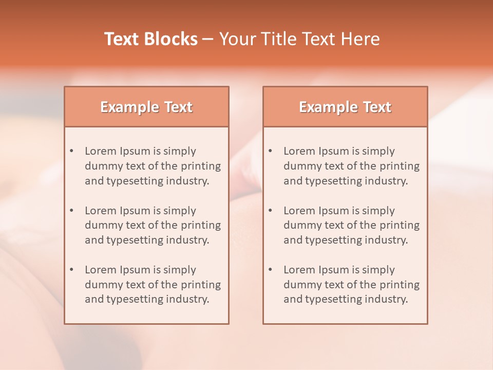 Healthy Lying Luxury PowerPoint Template