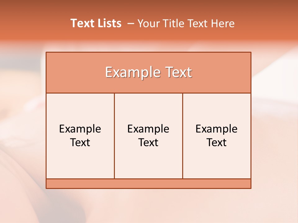 Healthy Lying Luxury PowerPoint Template