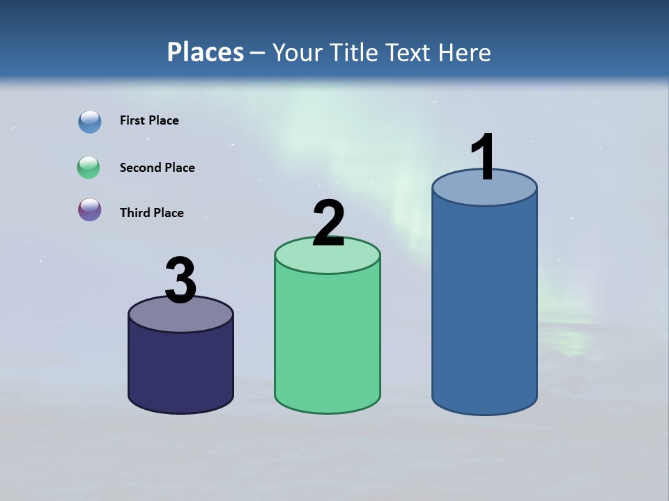 North Pole Borealis Santa PowerPoint Template