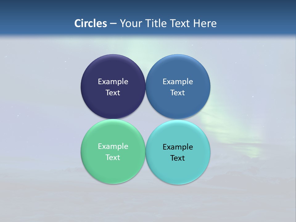 North Pole Borealis Santa PowerPoint Template