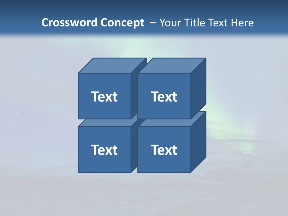 North Pole Borealis Santa PowerPoint Template