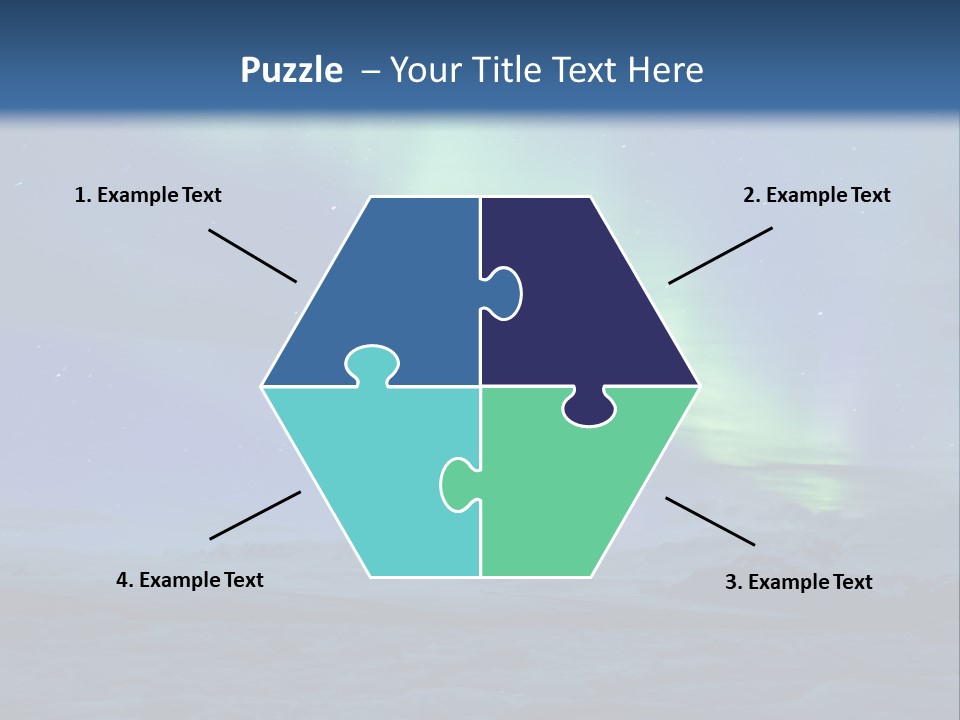 North Pole Borealis Santa PowerPoint Template