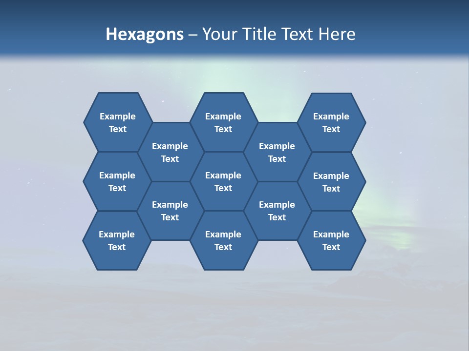 North Pole Borealis Santa PowerPoint Template