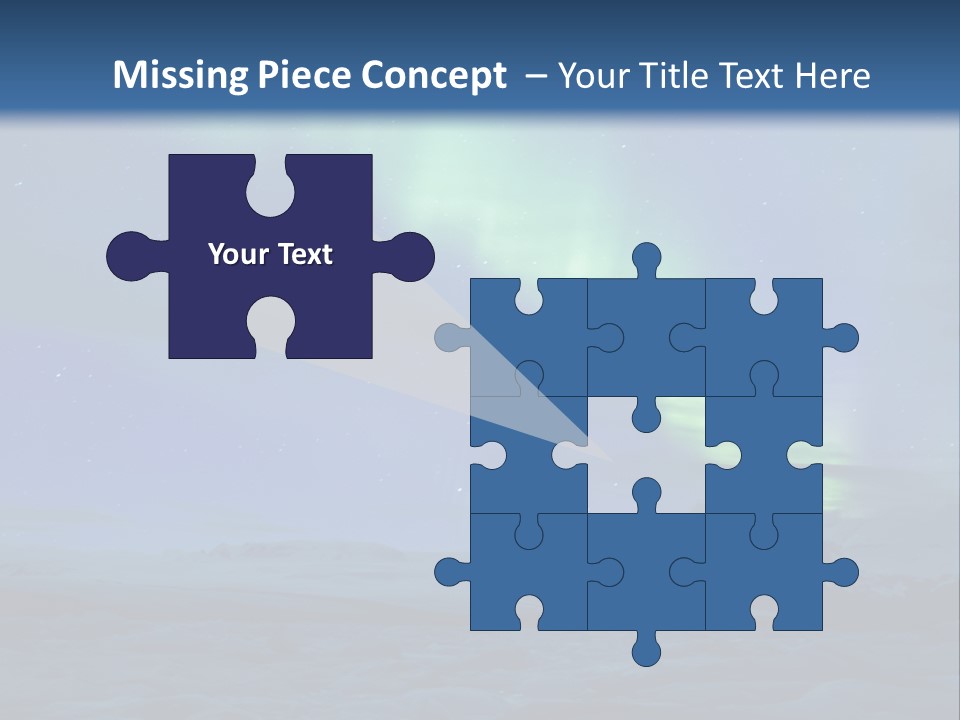 North Pole Borealis Santa PowerPoint Template