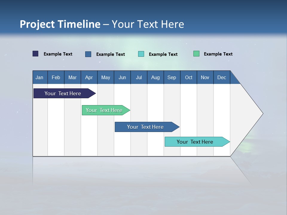North Pole Borealis Santa PowerPoint Template