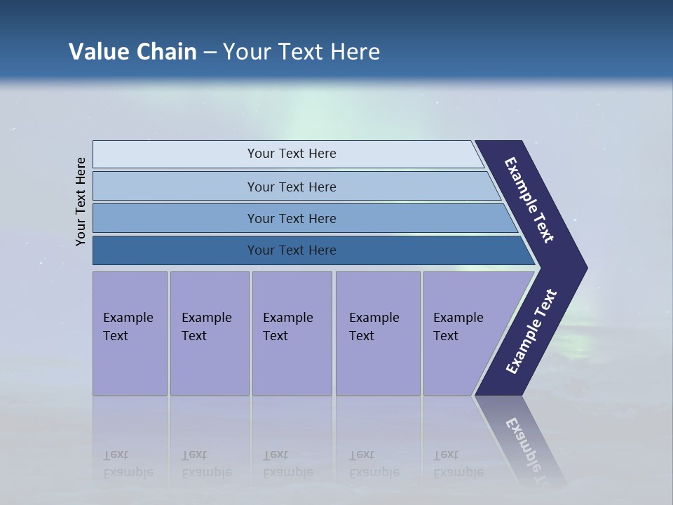 North Pole Borealis Santa PowerPoint Template