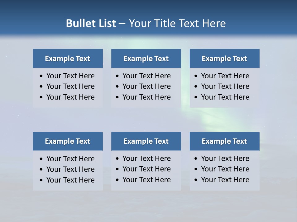 North Pole Borealis Santa PowerPoint Template