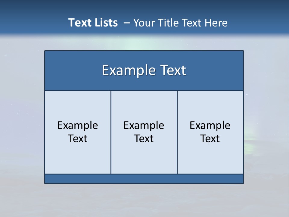 North Pole Borealis Santa PowerPoint Template