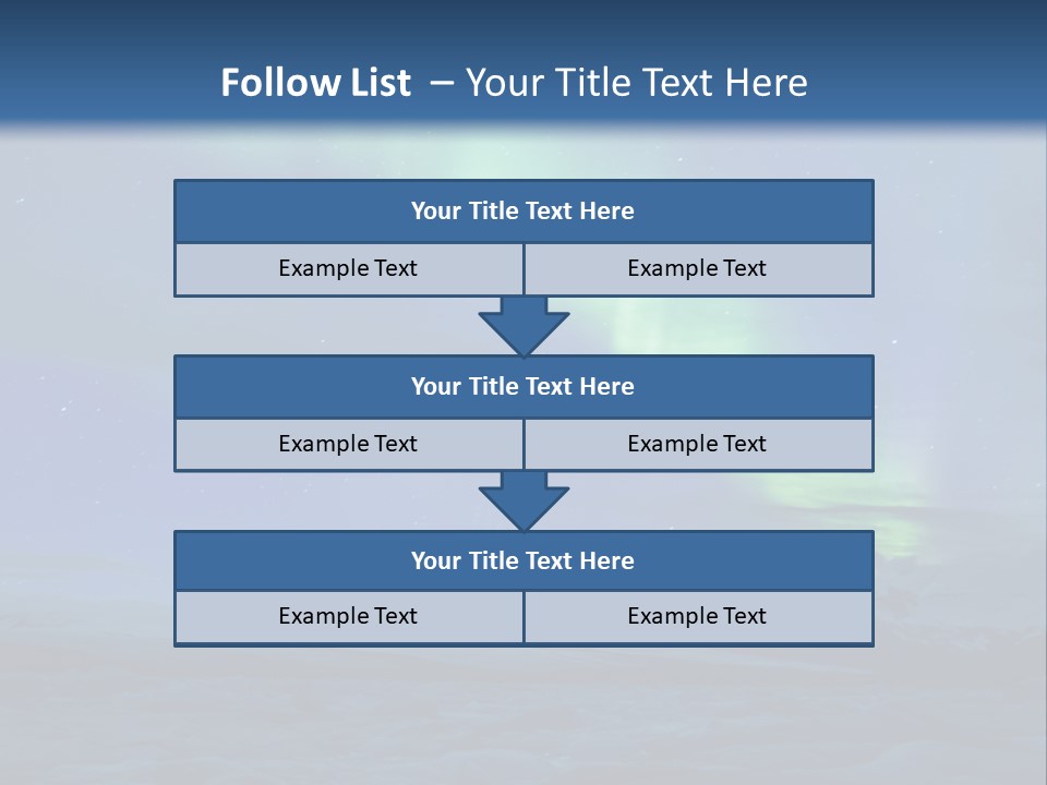 North Pole Borealis Santa PowerPoint Template