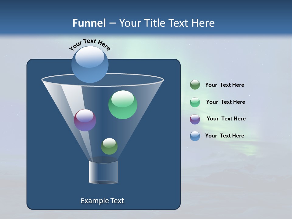 North Pole Borealis Santa PowerPoint Template