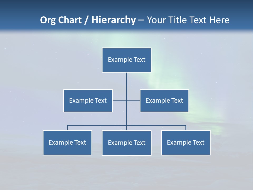 North Pole Borealis Santa PowerPoint Template