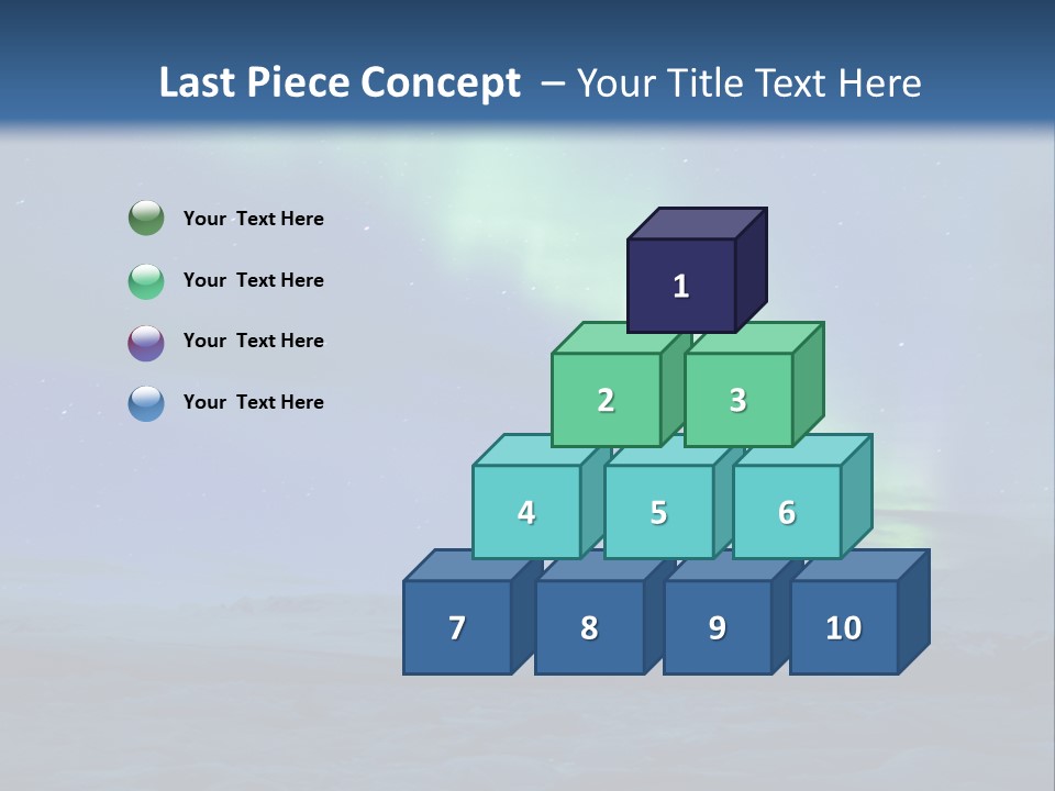 North Pole Borealis Santa PowerPoint Template