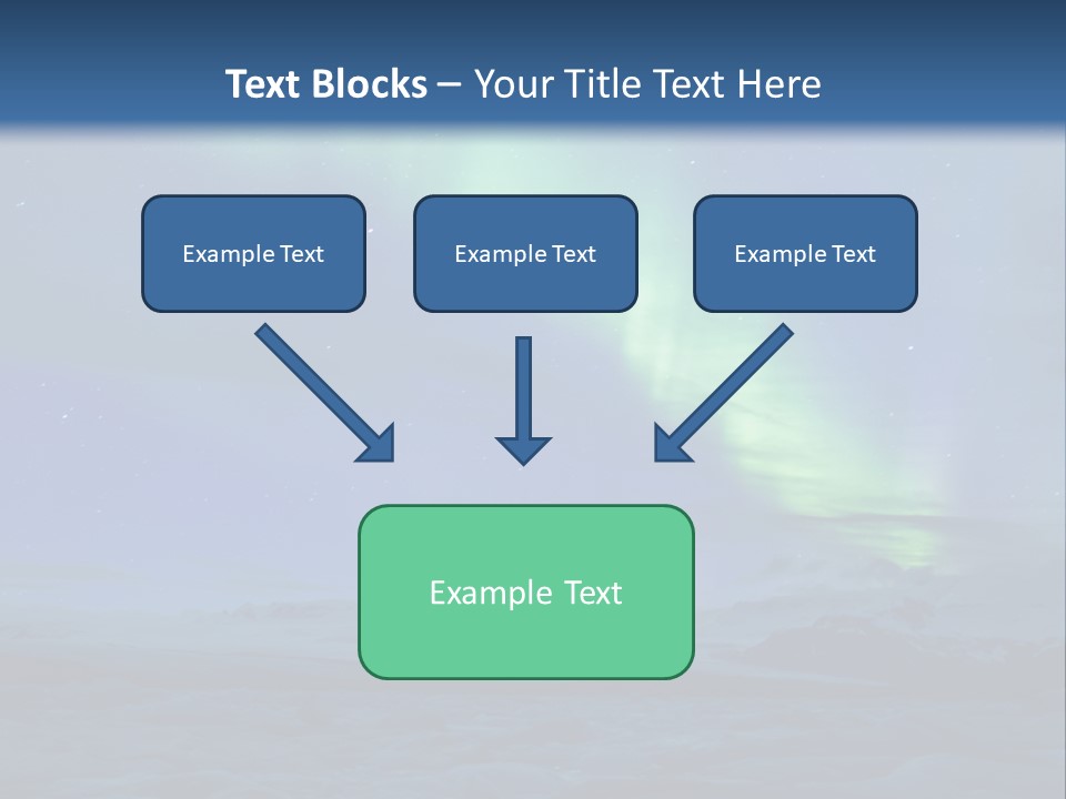 North Pole Borealis Santa PowerPoint Template
