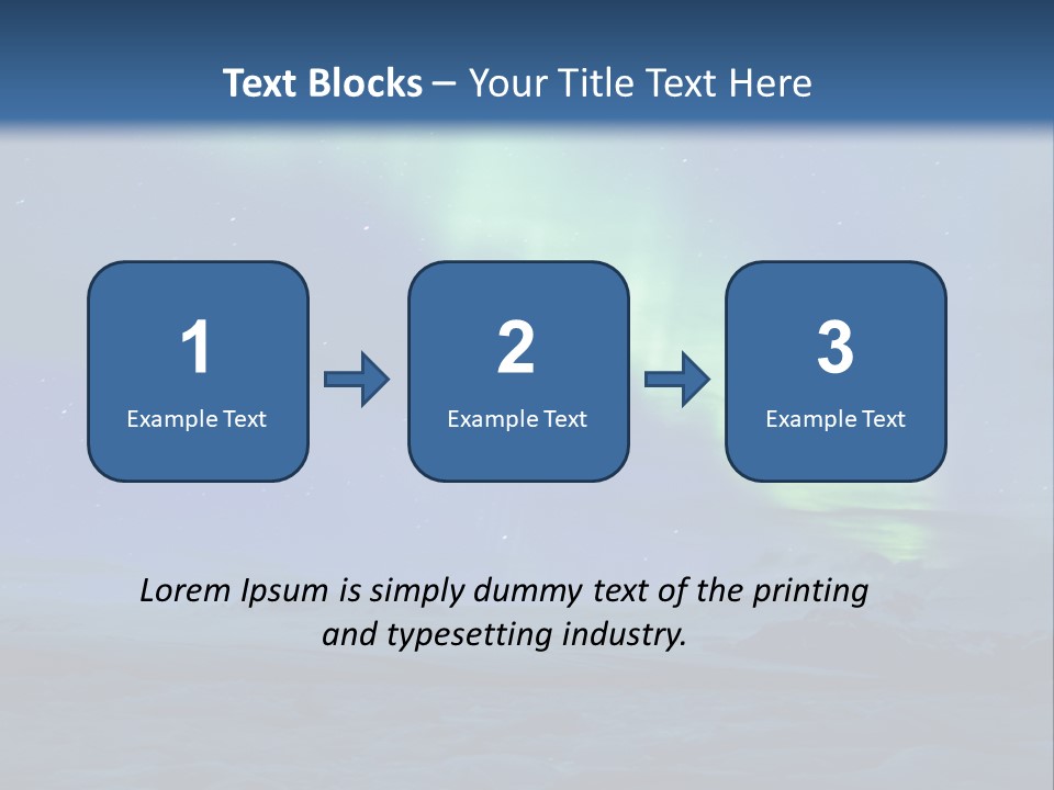 North Pole Borealis Santa PowerPoint Template