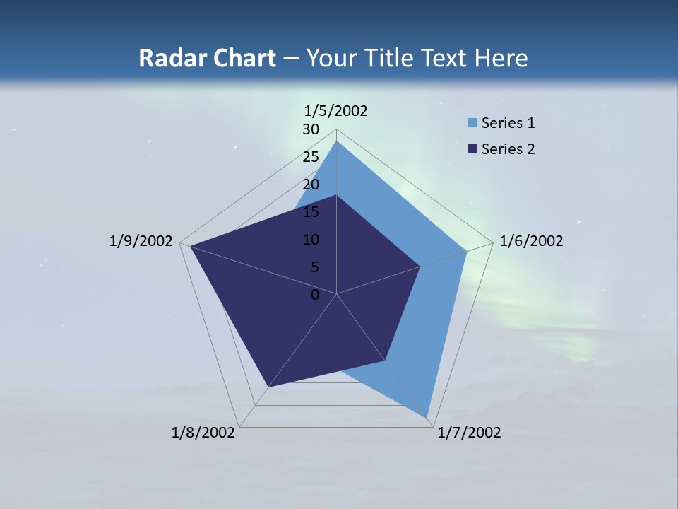 North Pole Borealis Santa PowerPoint Template