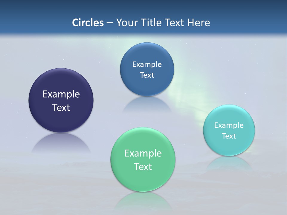 North Pole Borealis Santa PowerPoint Template