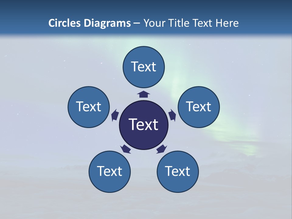 North Pole Borealis Santa PowerPoint Template