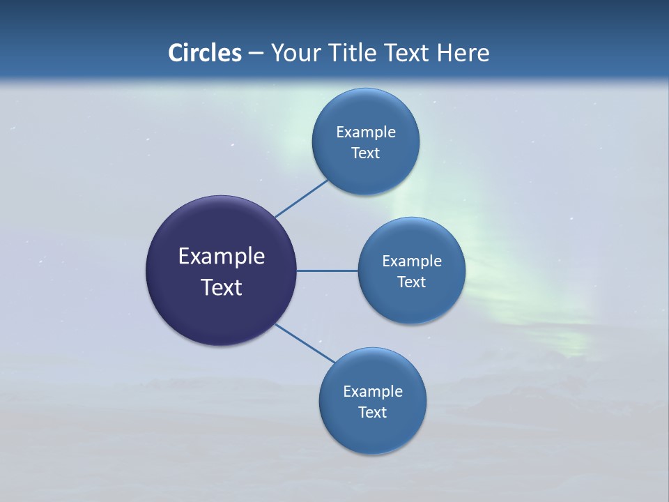 North Pole Borealis Santa PowerPoint Template