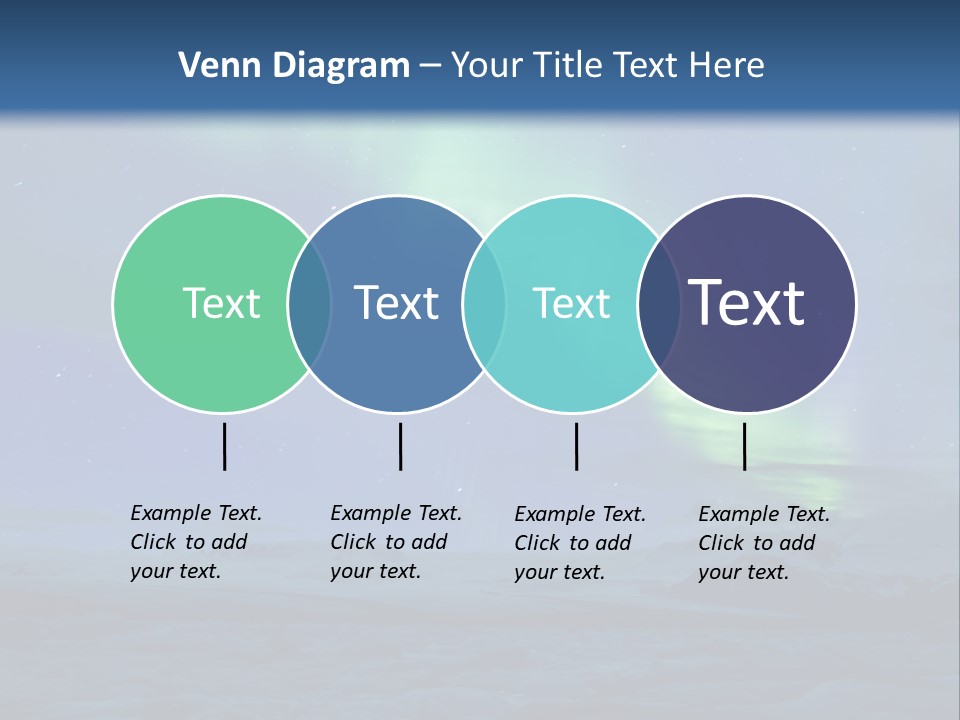 North Pole Borealis Santa PowerPoint Template