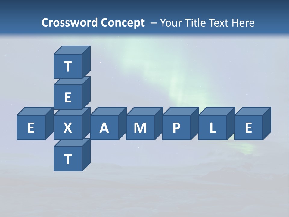 North Pole Borealis Santa PowerPoint Template