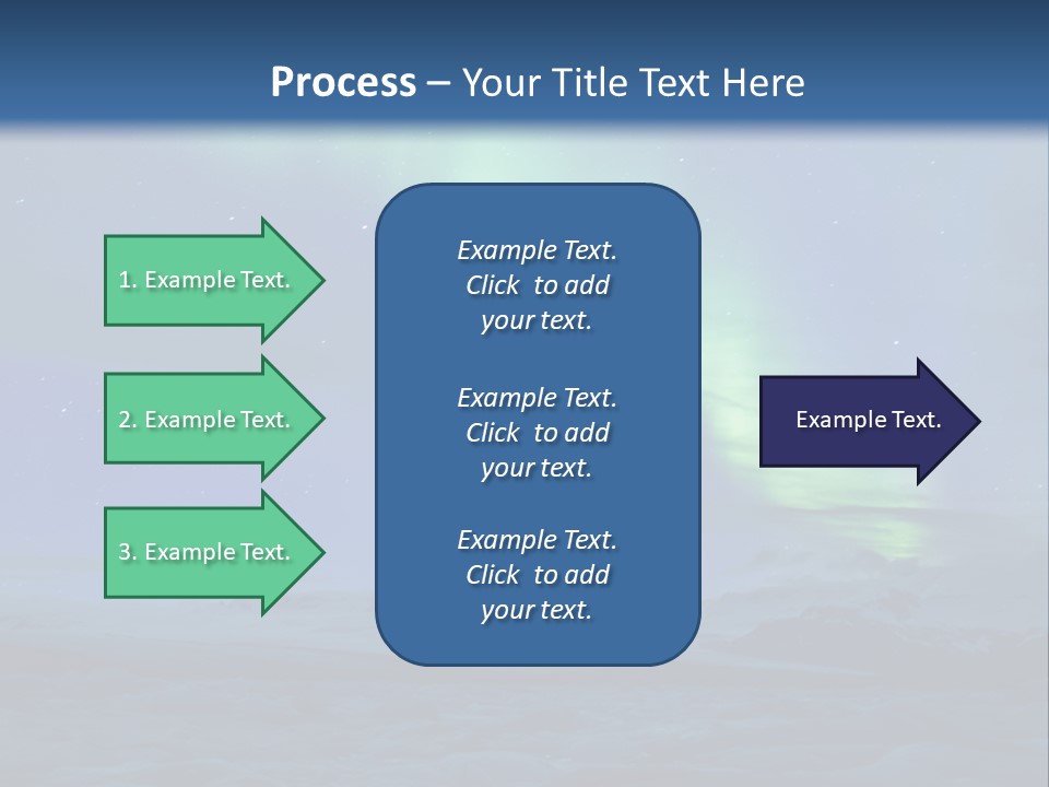 North Pole Borealis Santa PowerPoint Template