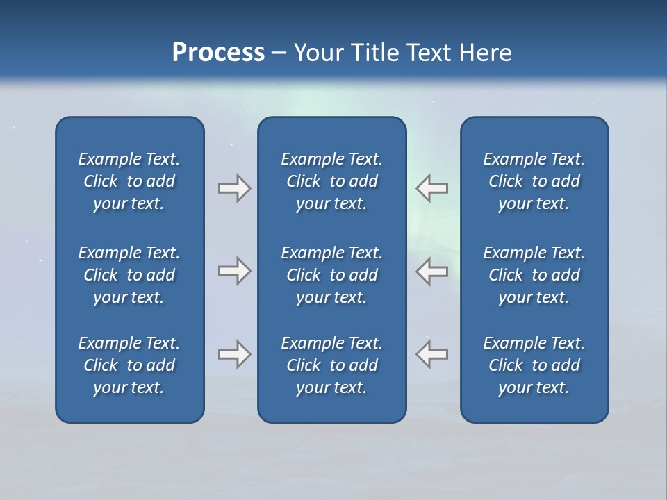 North Pole Borealis Santa PowerPoint Template