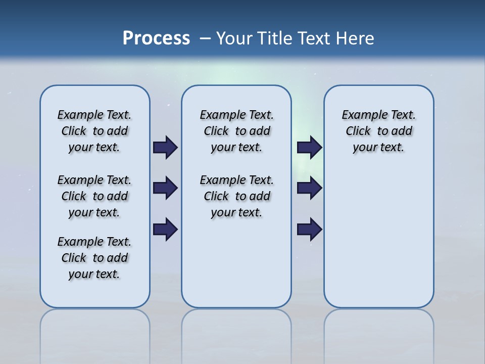 North Pole Borealis Santa PowerPoint Template