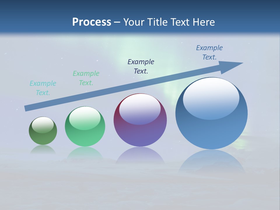 North Pole Borealis Santa PowerPoint Template
