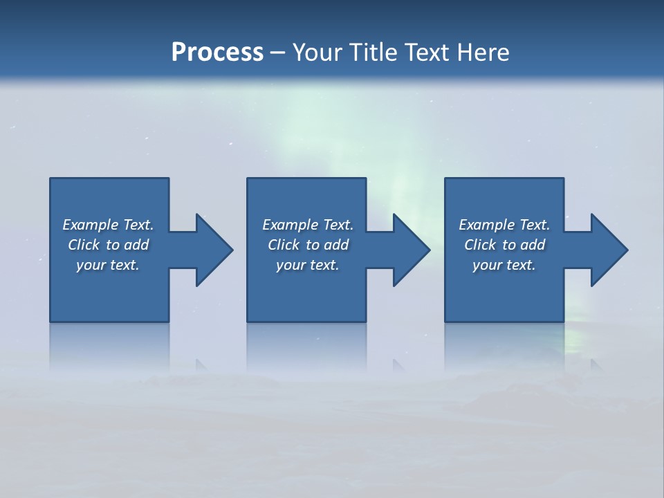 North Pole Borealis Santa PowerPoint Template