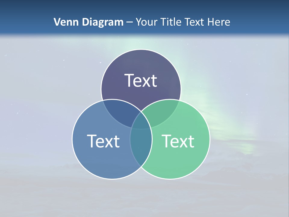 North Pole Borealis Santa PowerPoint Template