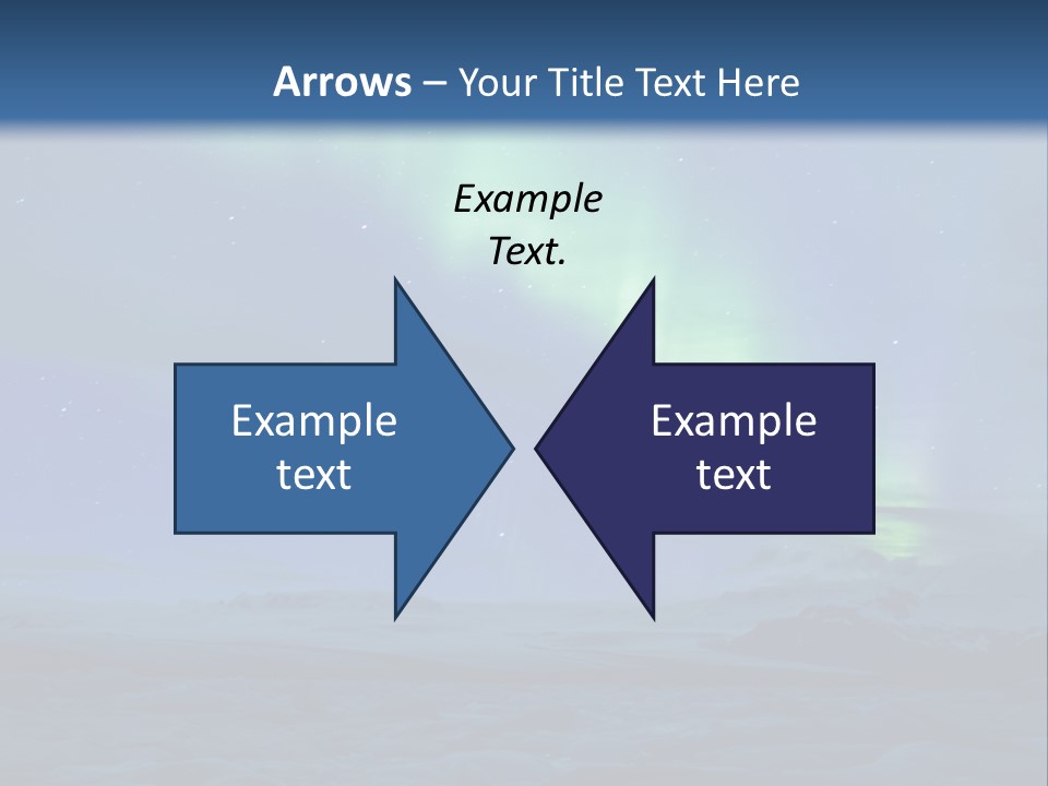 North Pole Borealis Santa PowerPoint Template