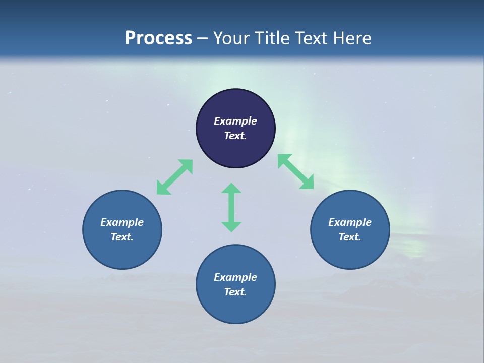 North Pole Borealis Santa PowerPoint Template