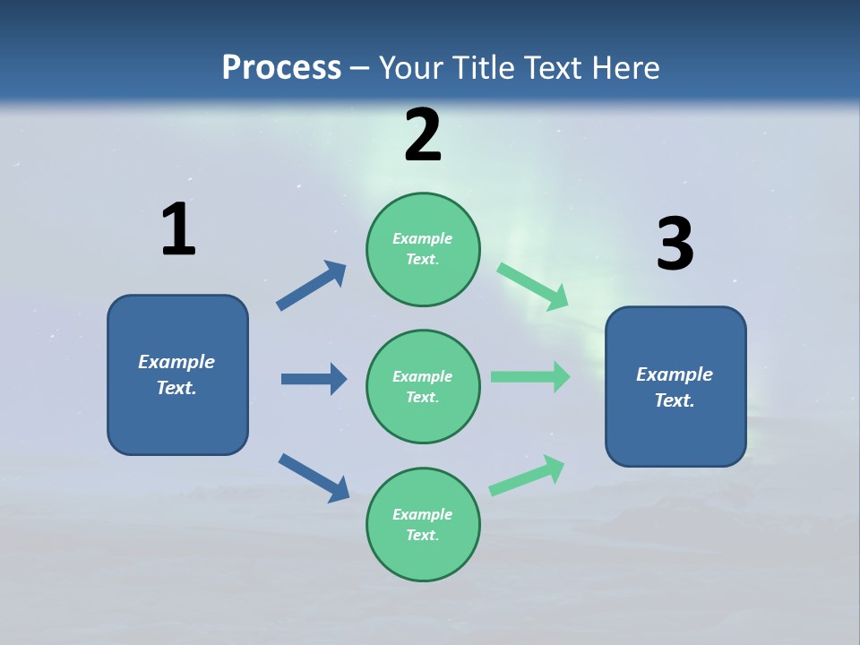 North Pole Borealis Santa PowerPoint Template