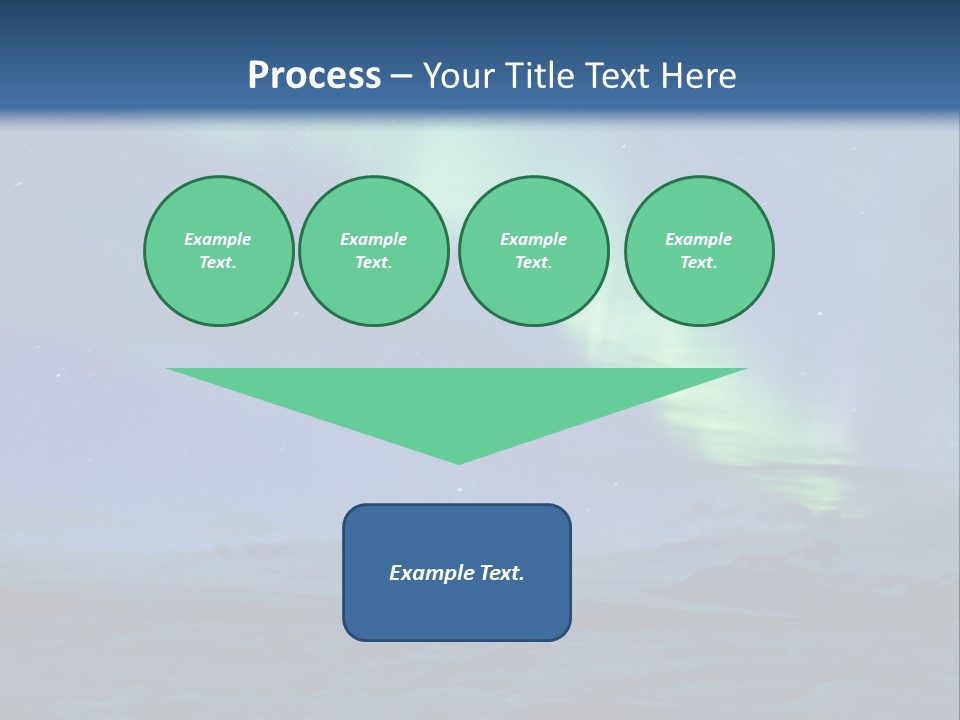 North Pole Borealis Santa PowerPoint Template