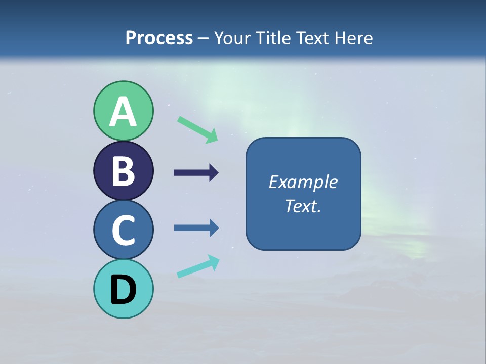 North Pole Borealis Santa PowerPoint Template