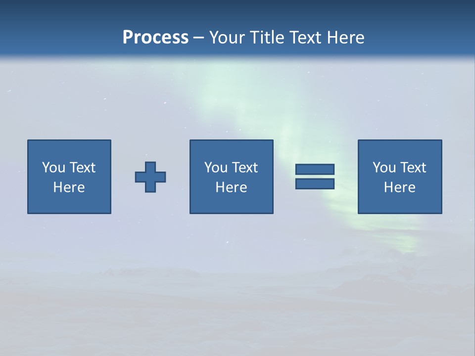 North Pole Borealis Santa PowerPoint Template