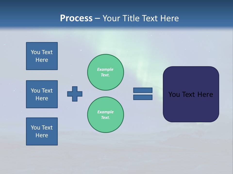 North Pole Borealis Santa PowerPoint Template