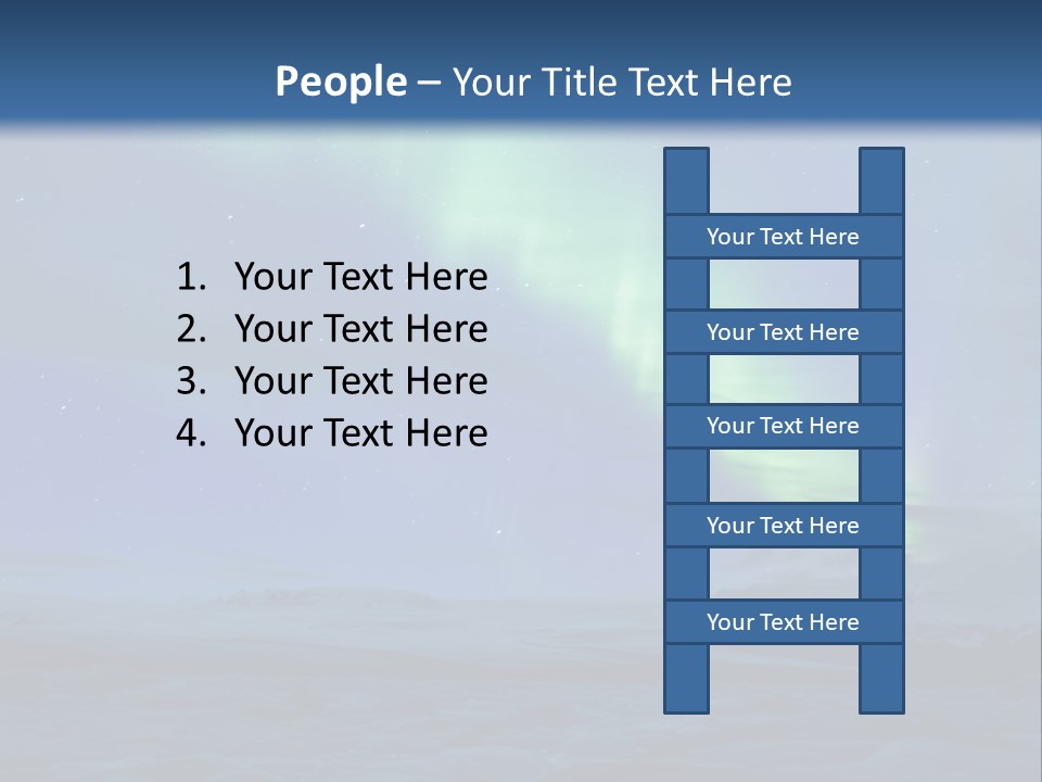 North Pole Borealis Santa PowerPoint Template