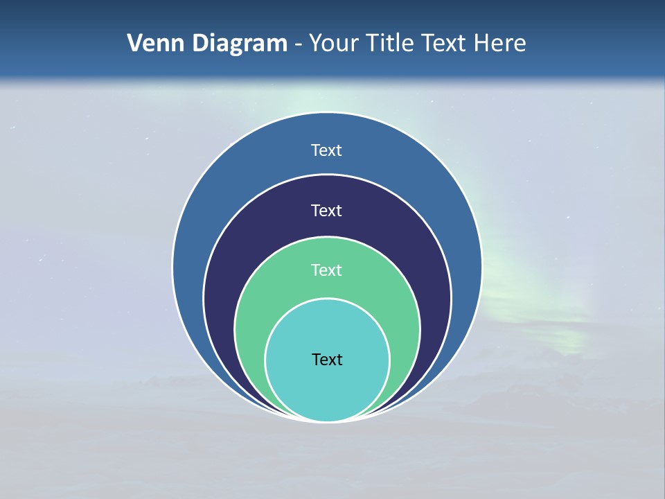 North Pole Borealis Santa PowerPoint Template