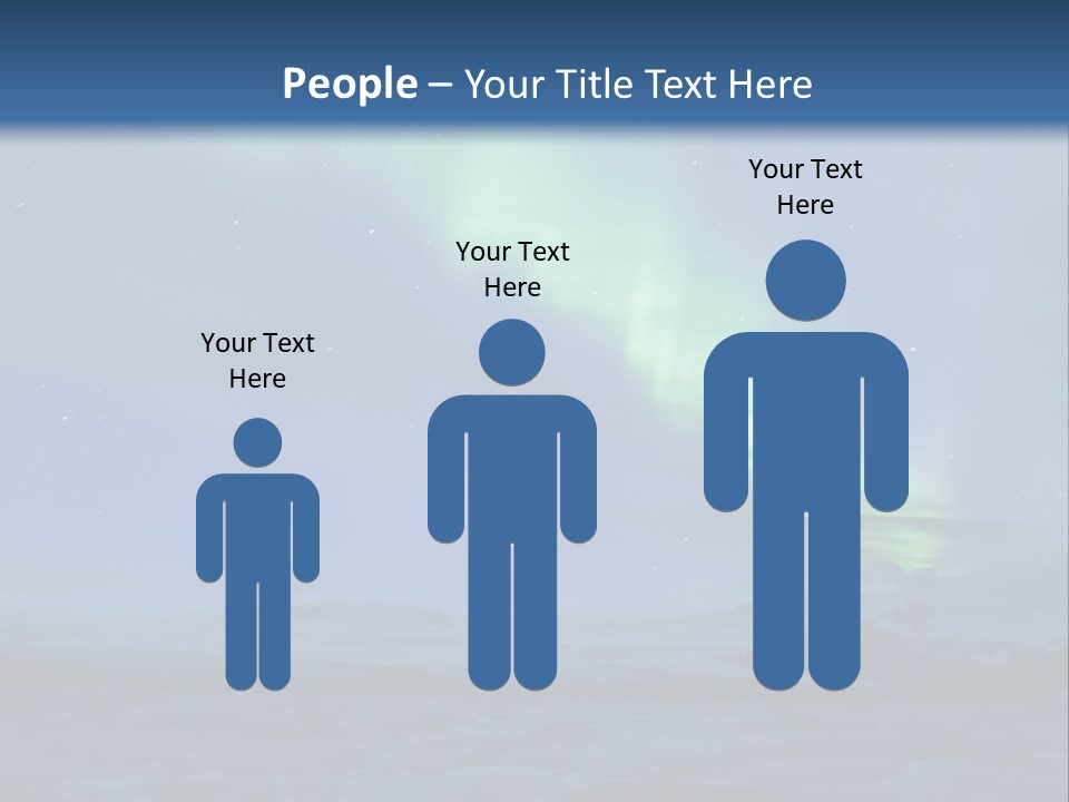 North Pole Borealis Santa PowerPoint Template