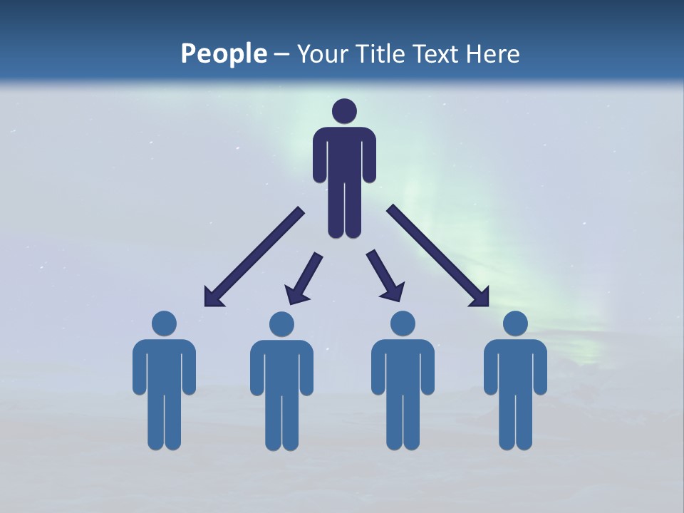 North Pole Borealis Santa PowerPoint Template