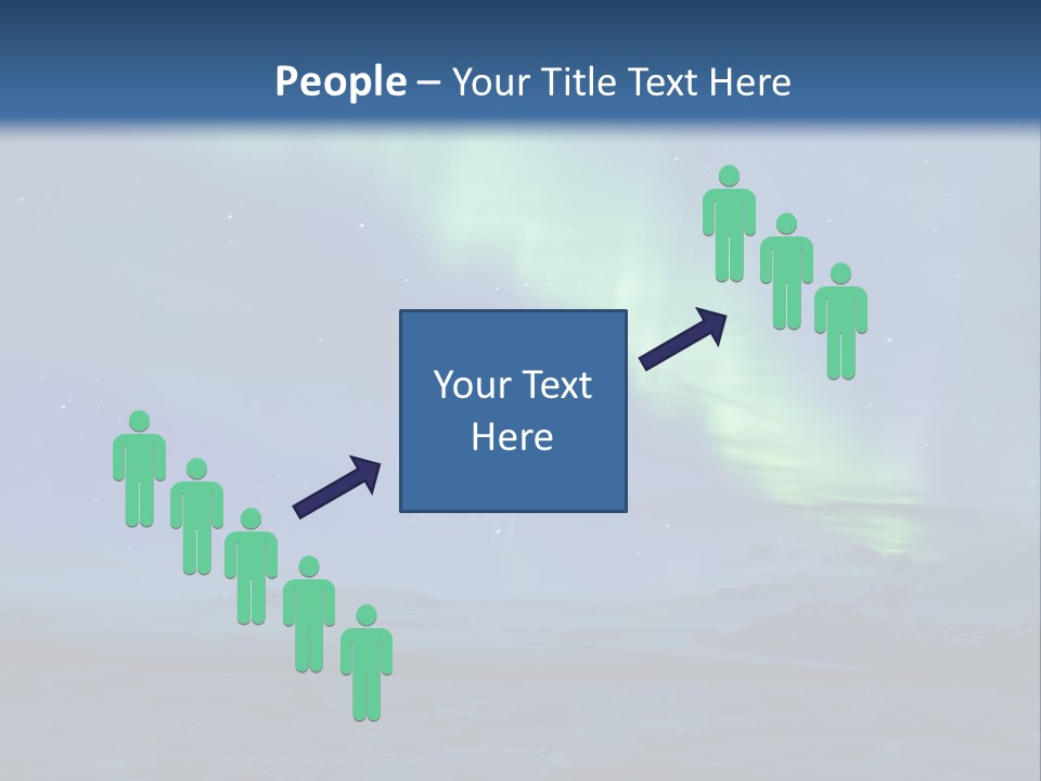 North Pole Borealis Santa PowerPoint Template