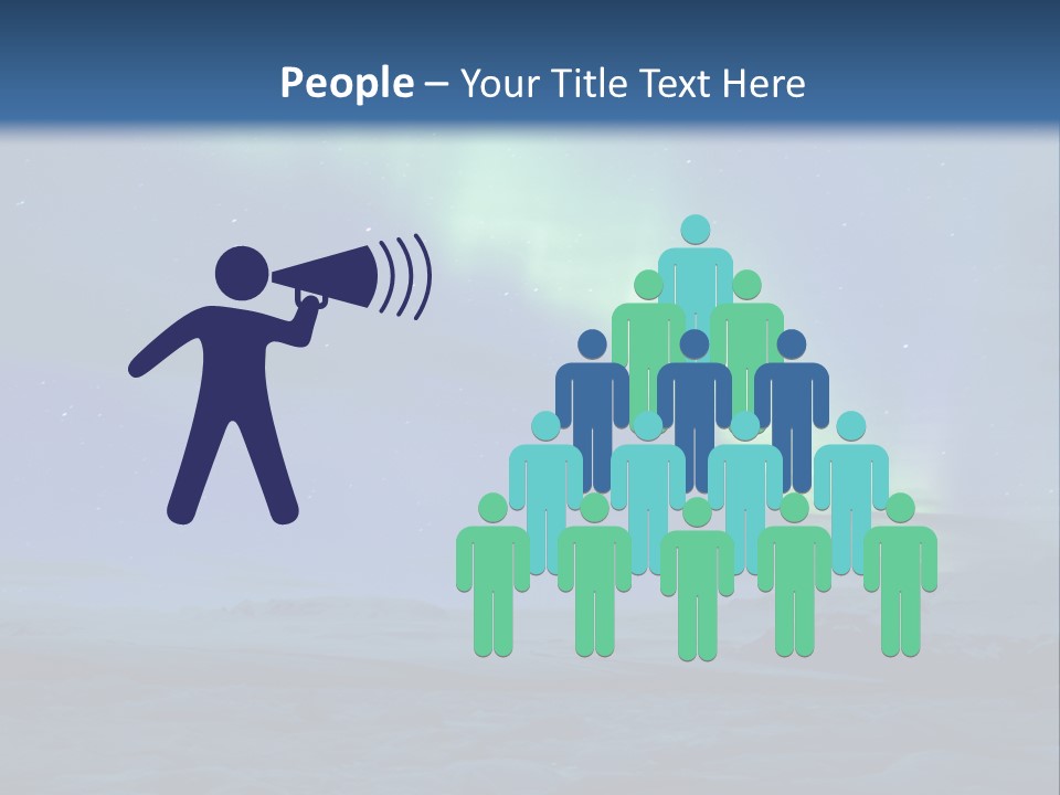 North Pole Borealis Santa PowerPoint Template