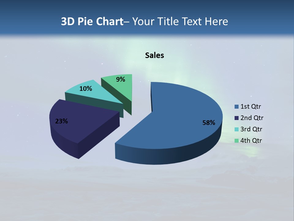 North Pole Borealis Santa PowerPoint Template